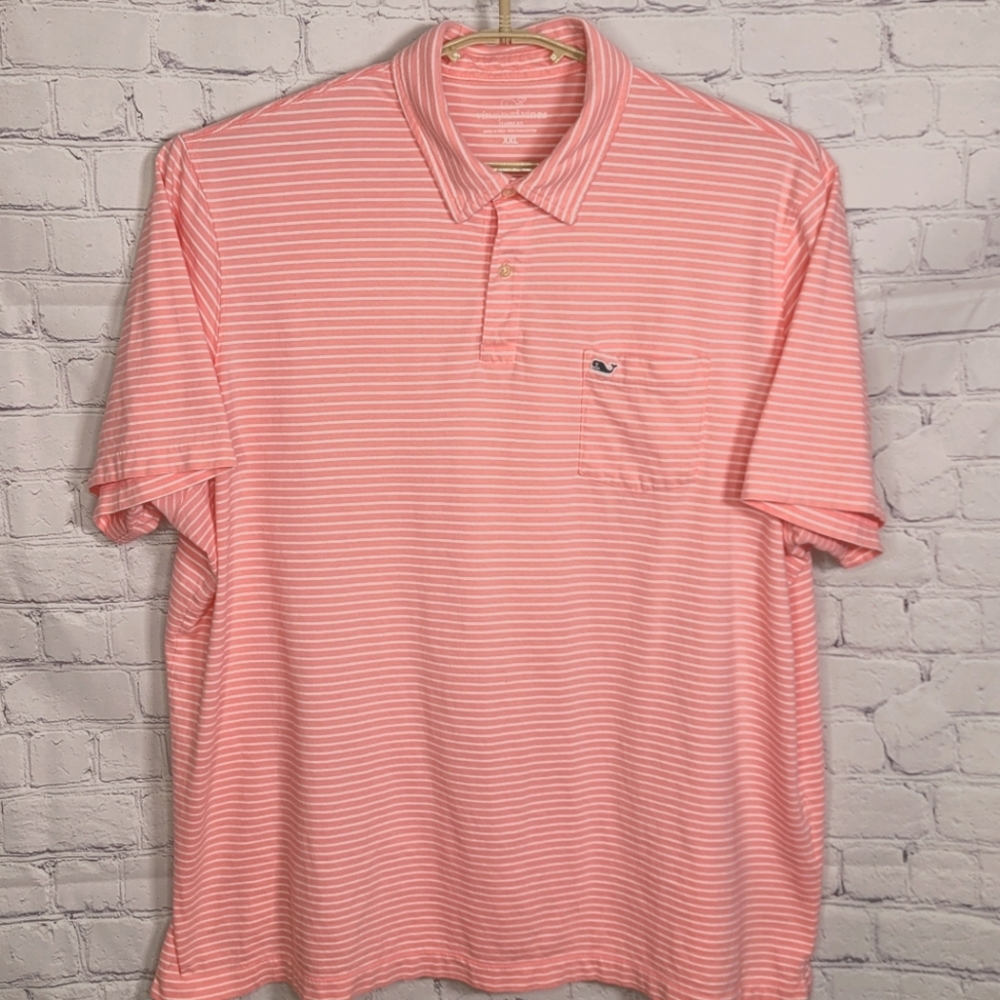 Vineyard Vines Pima Cotton Pocket Polo Shirt XXL